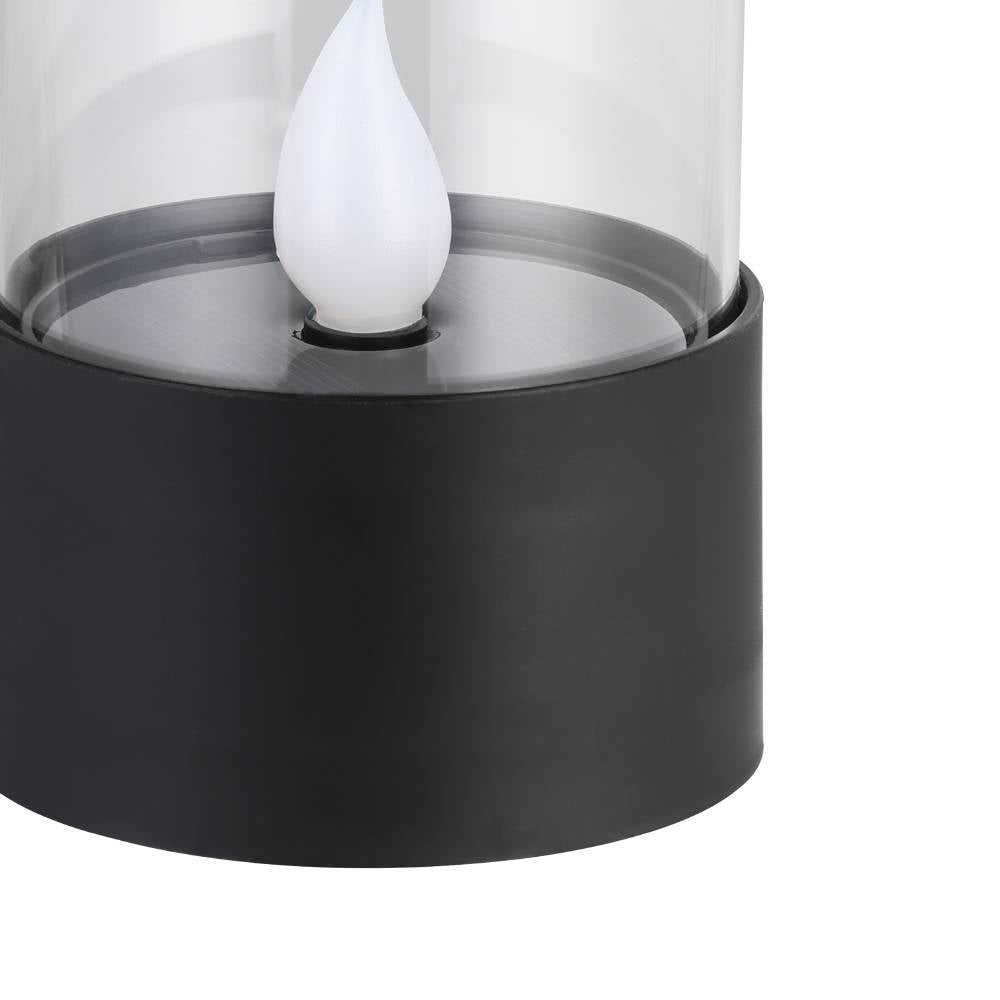Lampa LED Candle Black cu Incarcare Solara 14CM IP44