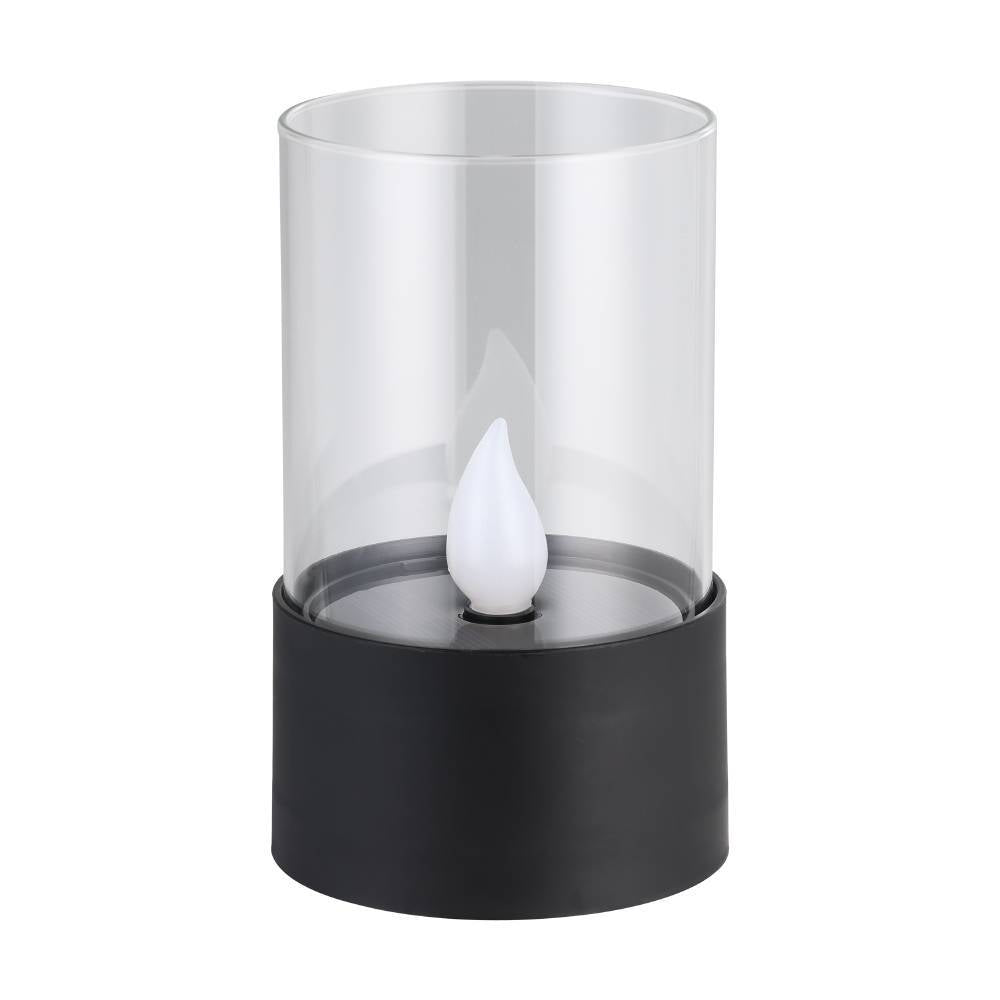 Lampa LED Candle Black cu Incarcare Solara 14CM IP44