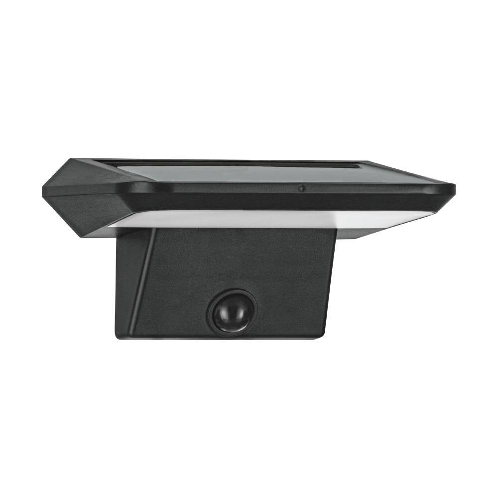 Aplica LED Porassa Black cu Senzor si Incarcare Solara IP44