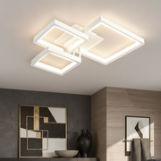 Lustra LED KENO 3 SQUARES White 3 Functii Echivalent 400W Telecomanda