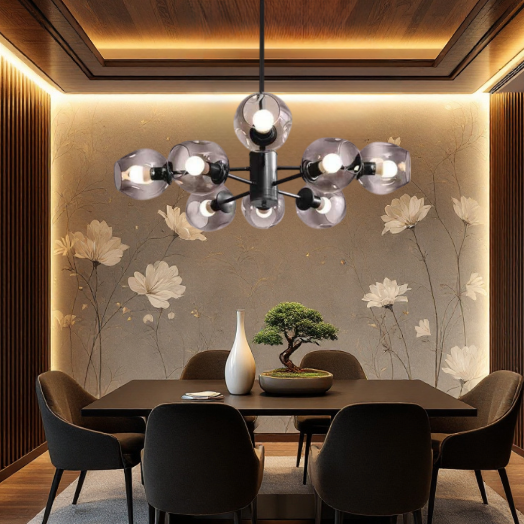 Lustra Abajur Reglabila 8xE27 Umbrava - 6035-8