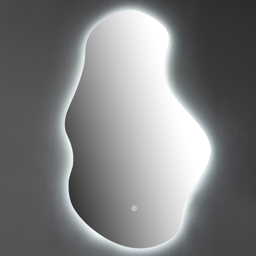 Oglinda LED FRAMELESS VEGAS 65x100CM 3 Lumini si Touch