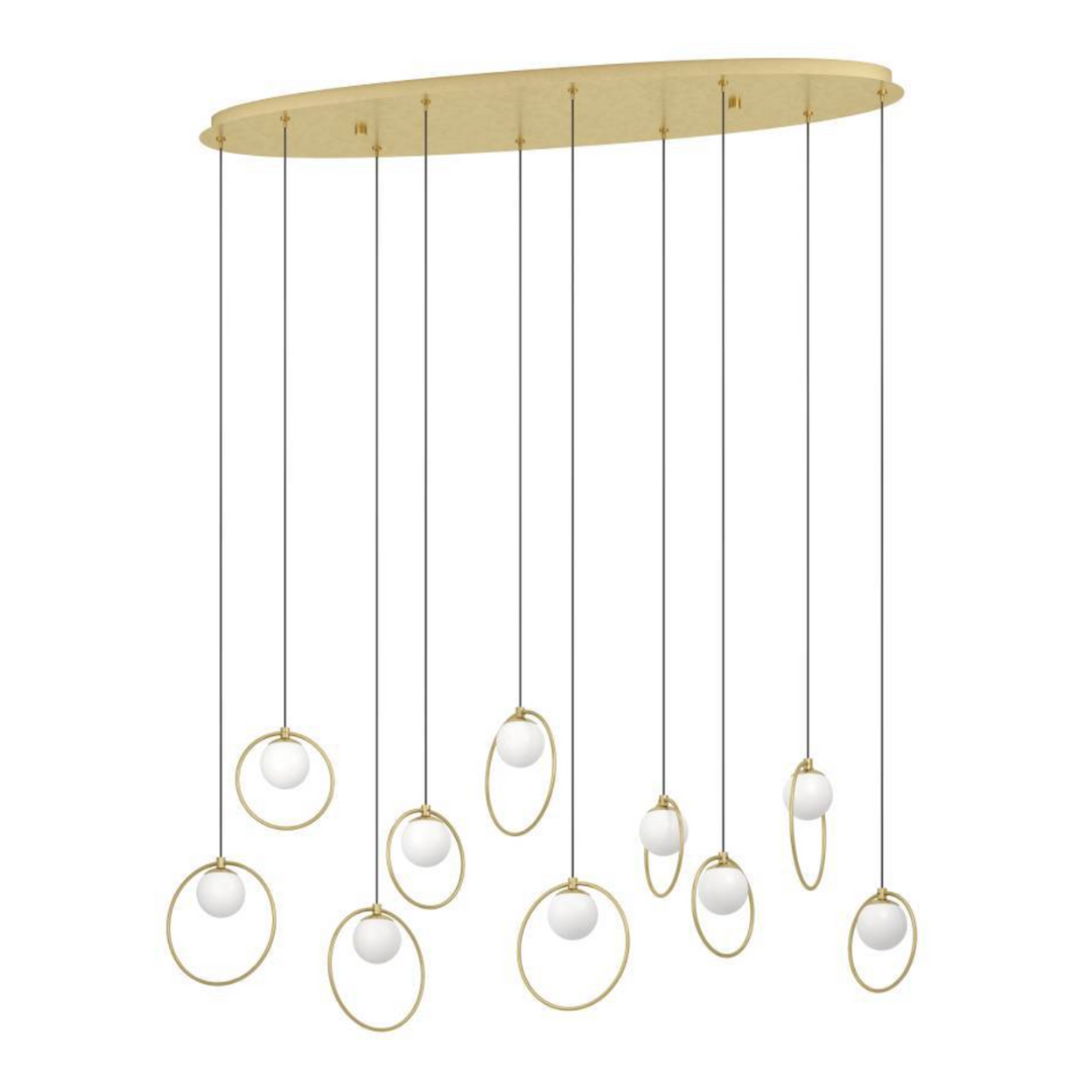 Lustra LED Dining Suspendata Abajur PORTOCOLOM Luxury 10Elemente