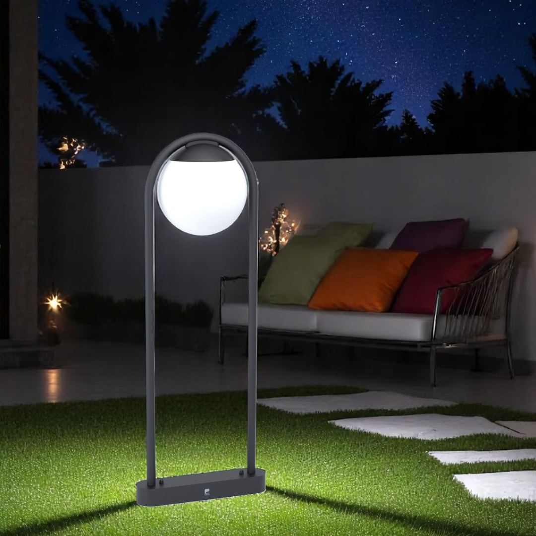 Stalp Ornamental de Gradina LED 28W PRATA VECCHIA 85CM 98733