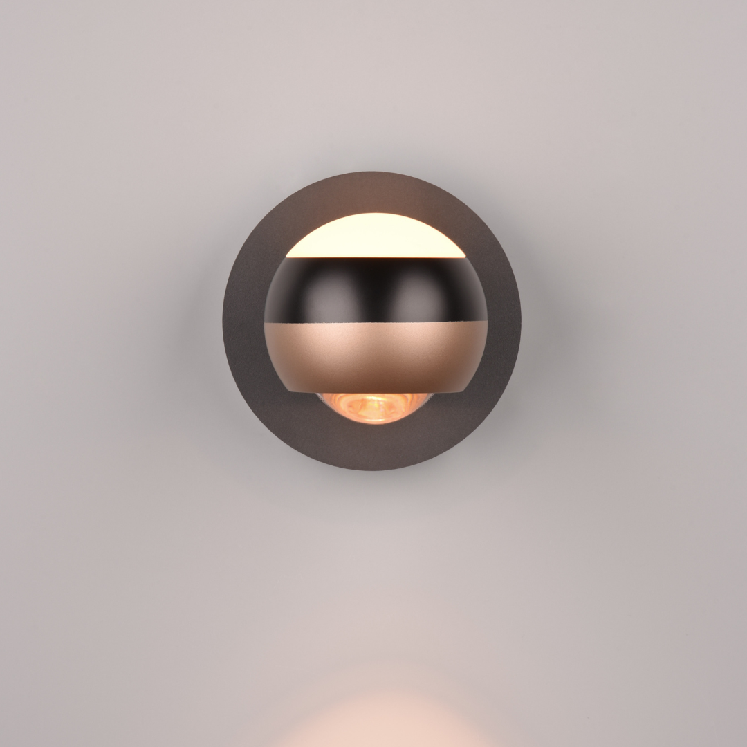 Aplica LED Orbit 3 lumini din buton, Dimabila