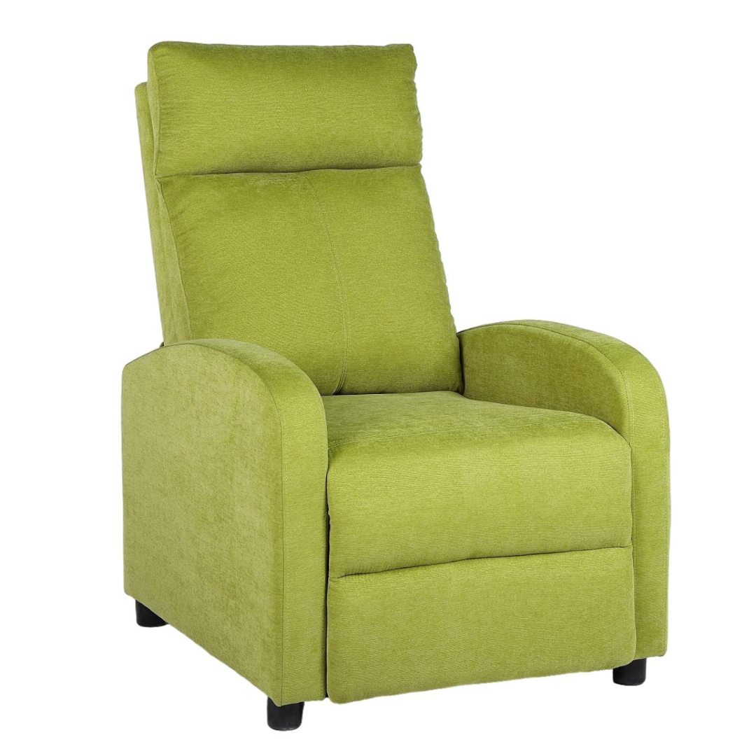 Fotoliu Recliner Stofa Verde