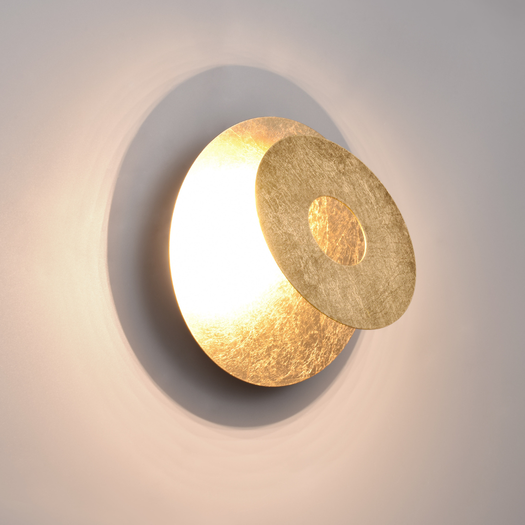 Aplica LED Luxury Round Gold LEANO