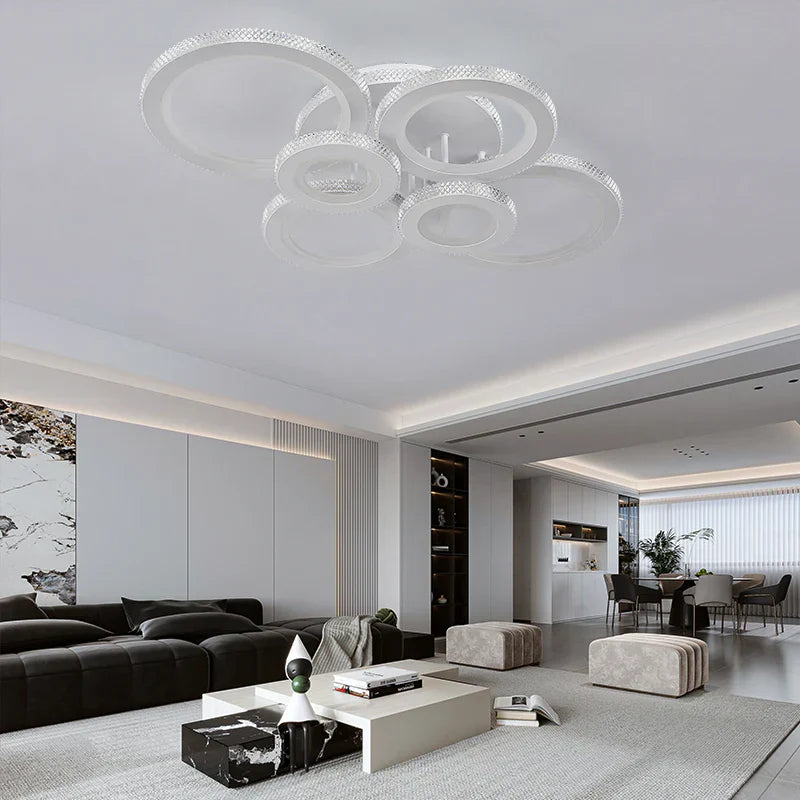 Lustra LED 328W M600 4+2 RGB Telecomanda Echivalent 1200W