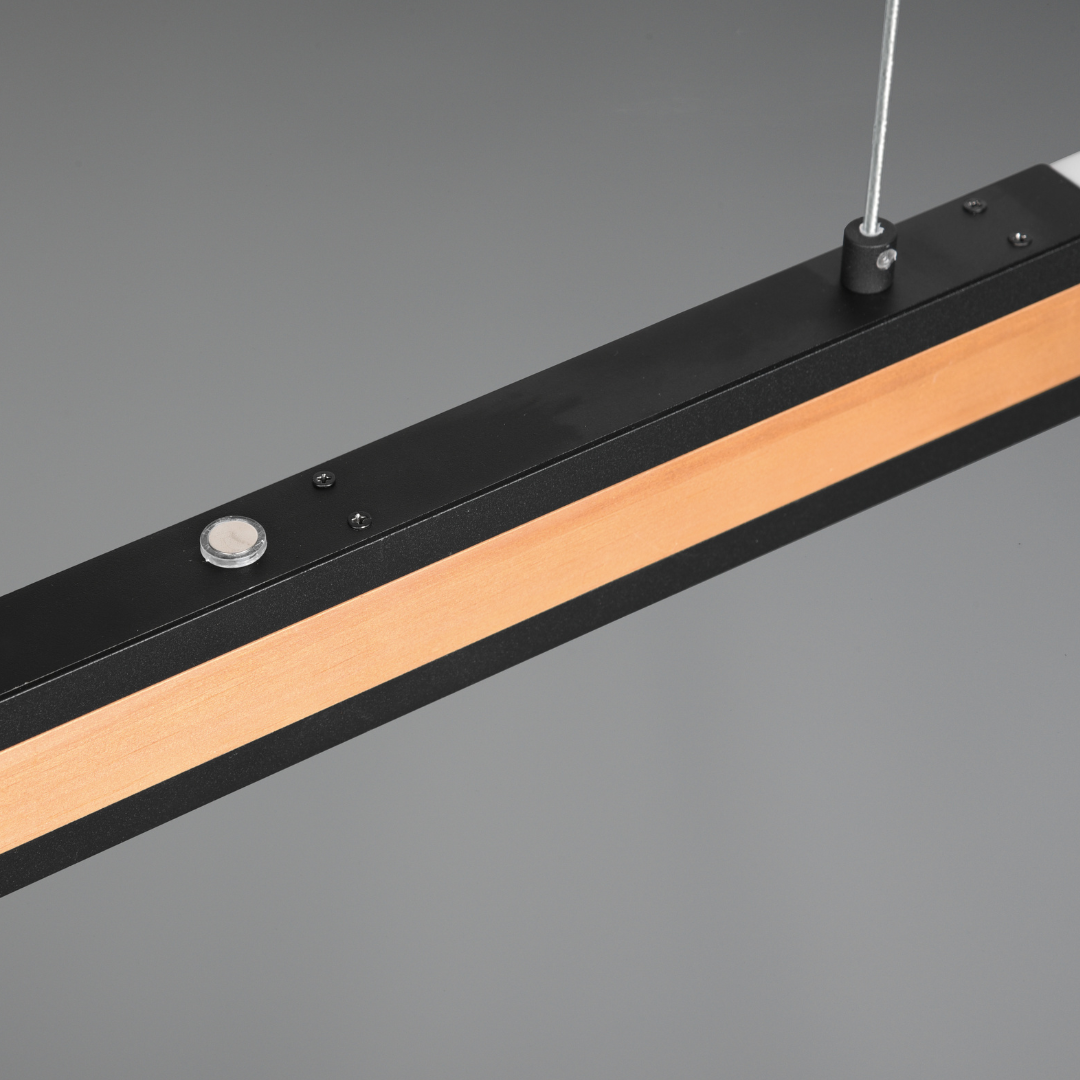 Lustra LED Suspendata DEACON Wood Echivalent 500W
