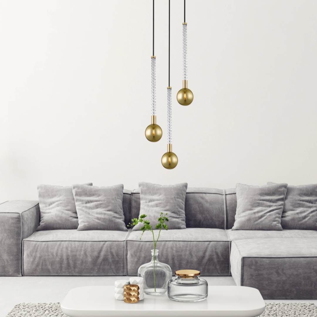 Lustra Suspendata Luxury Gold Mida