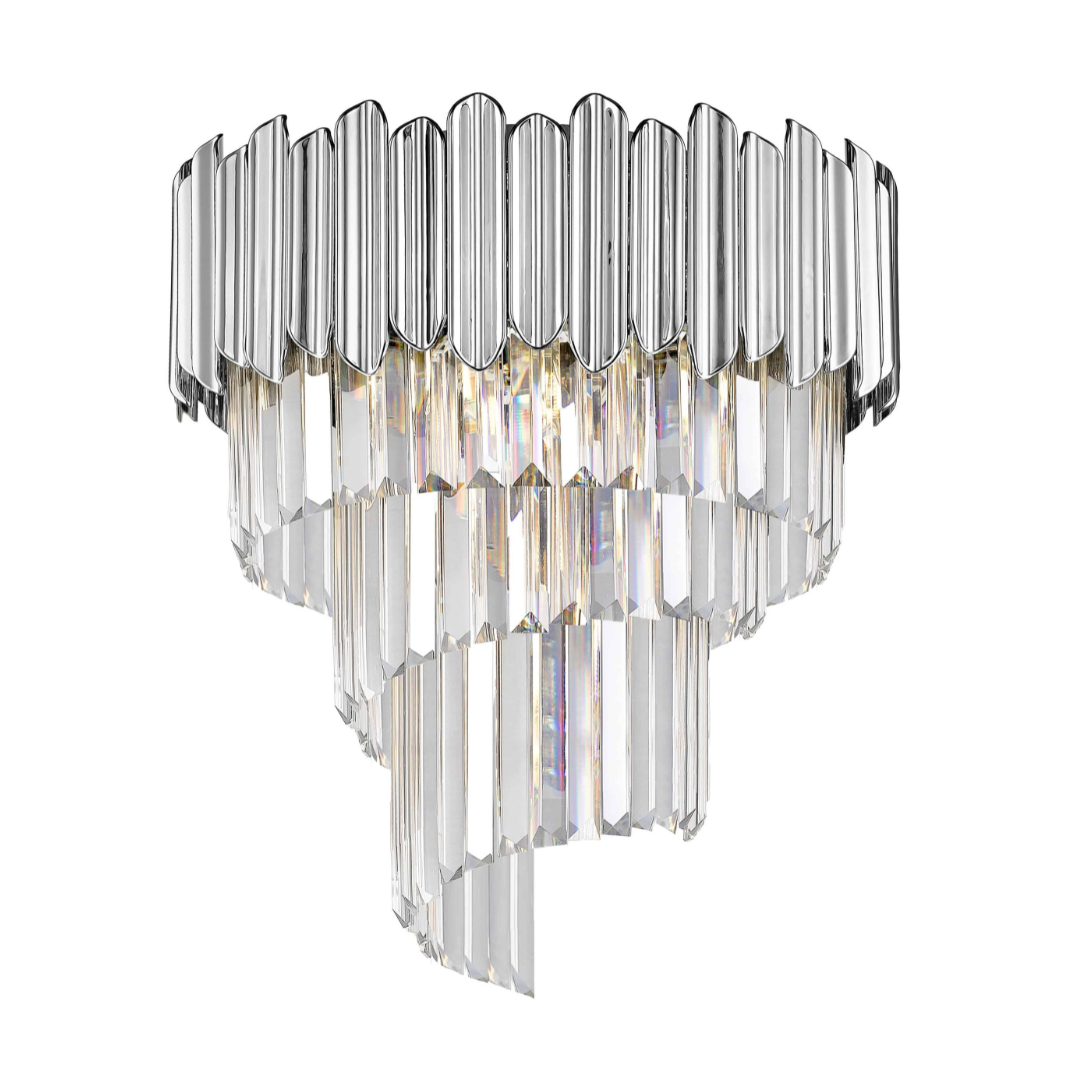 Candelabru Cristal Luxury Chrome GLADIUS