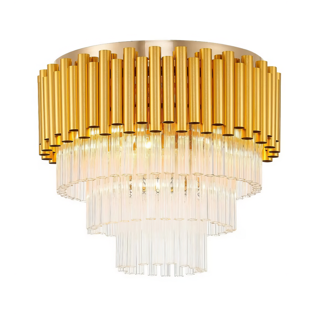 Candelabru Cristal Luxury Golden SUFITOWA