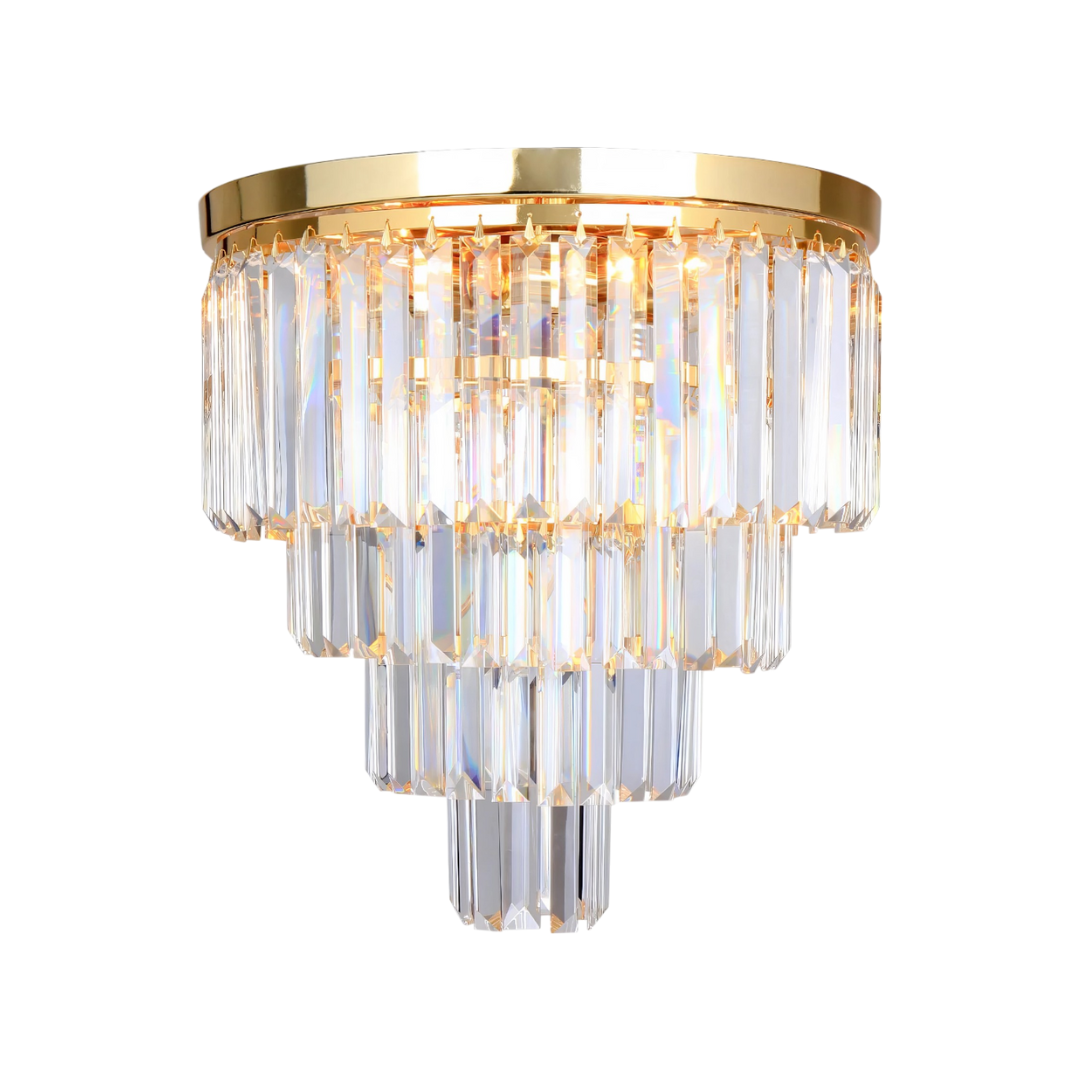 Candelabru Cristal Aplicat AMEDEO Gold Premium