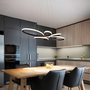 Lustra LED Suspendata PREMIUM Fly Black Echivalent 400W Dimabila