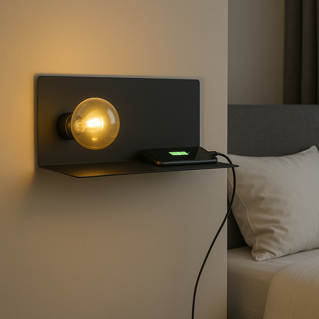 Aplica Perete CIGLIE EGLO 1xE27 cu Incarcare USB