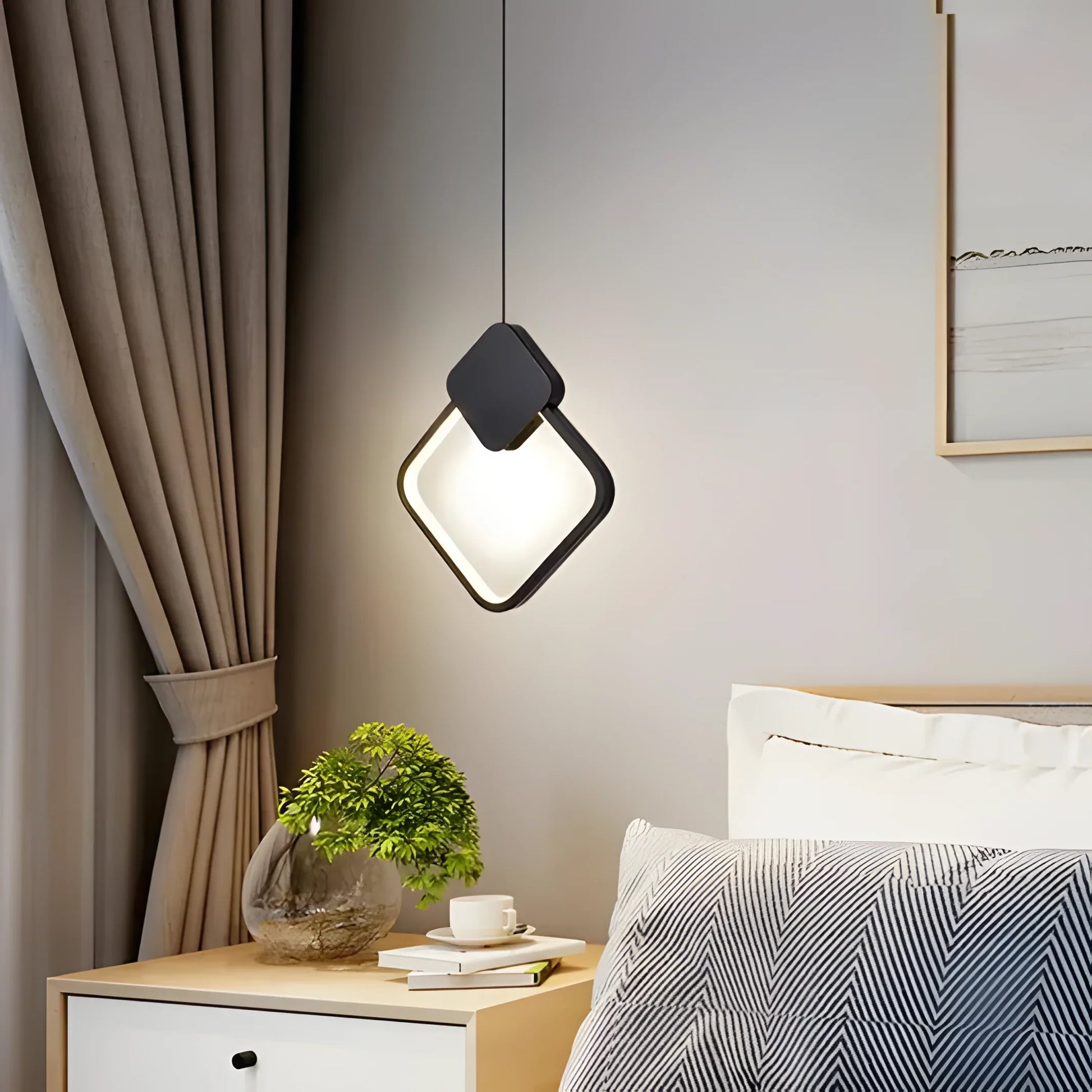 Lustra LED Suspendata Diamond 3 Lumini Echivalent 150W