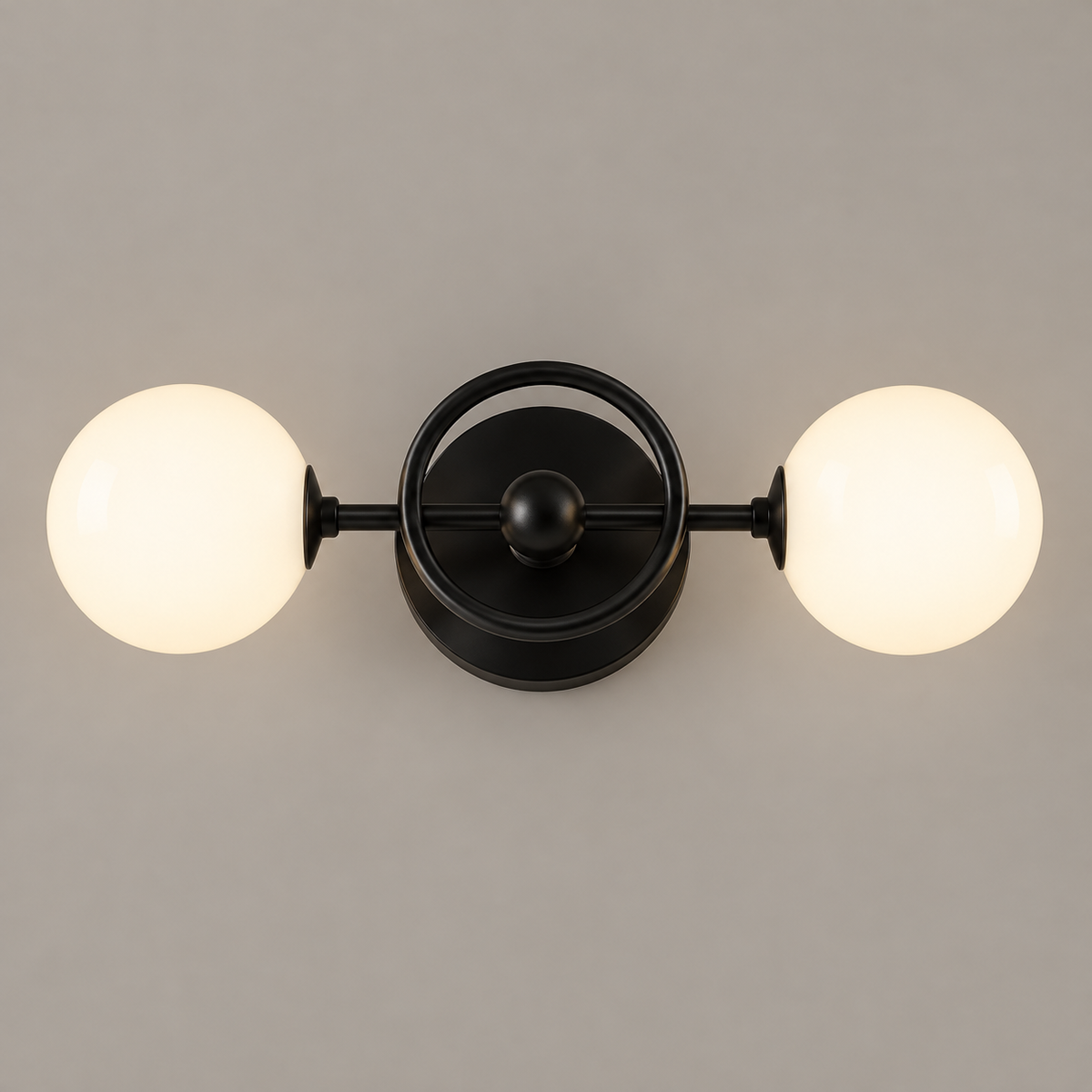 Lustra Abajur Aplicata Hicaro Black 2xE27
