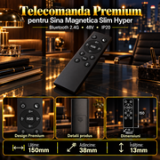Telecomanda Black Premium pentru Sina Magnetica Hyper Bluetooth 2.4G | 48V | 15CM