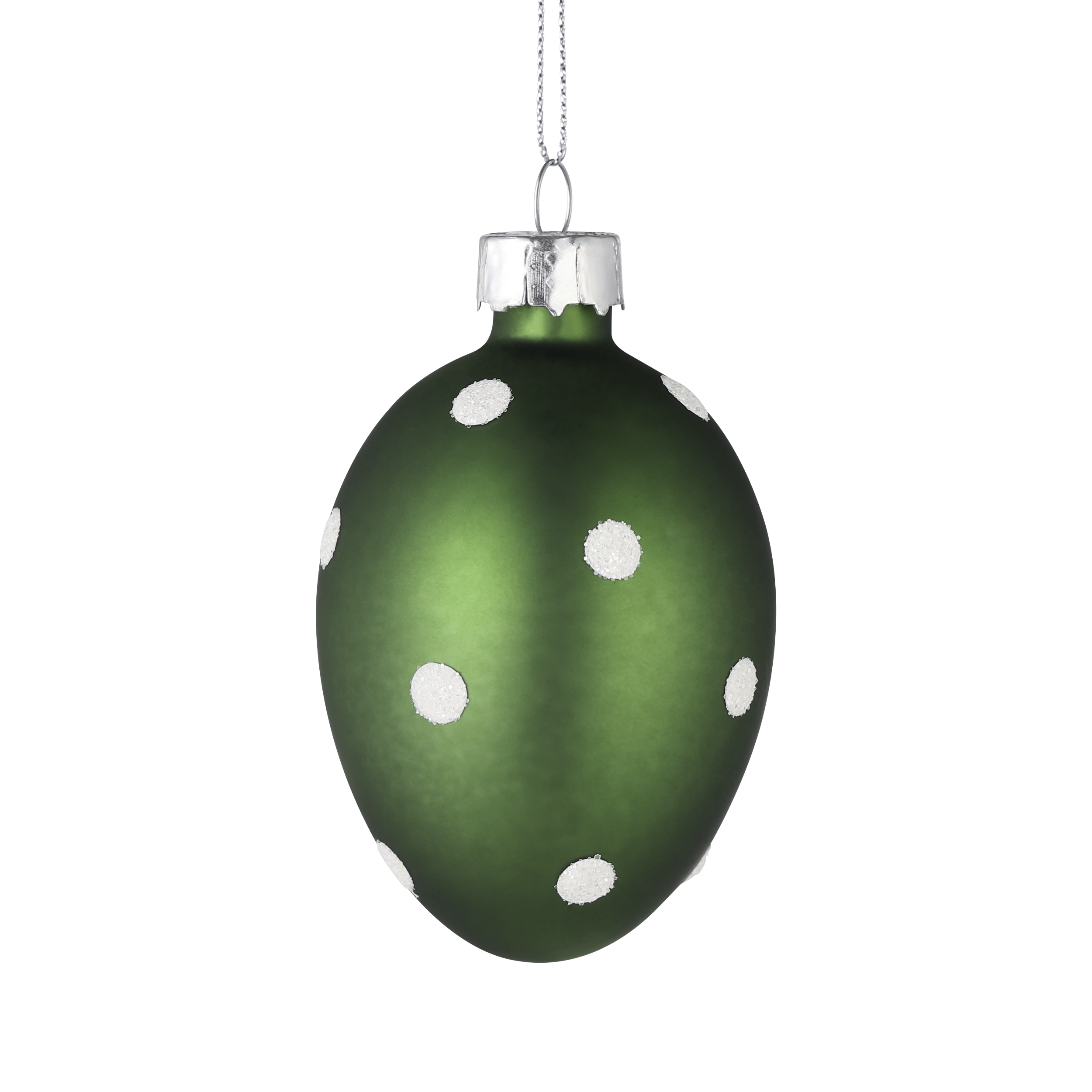 Set 12 Globuri Decorative Fintry Green & White