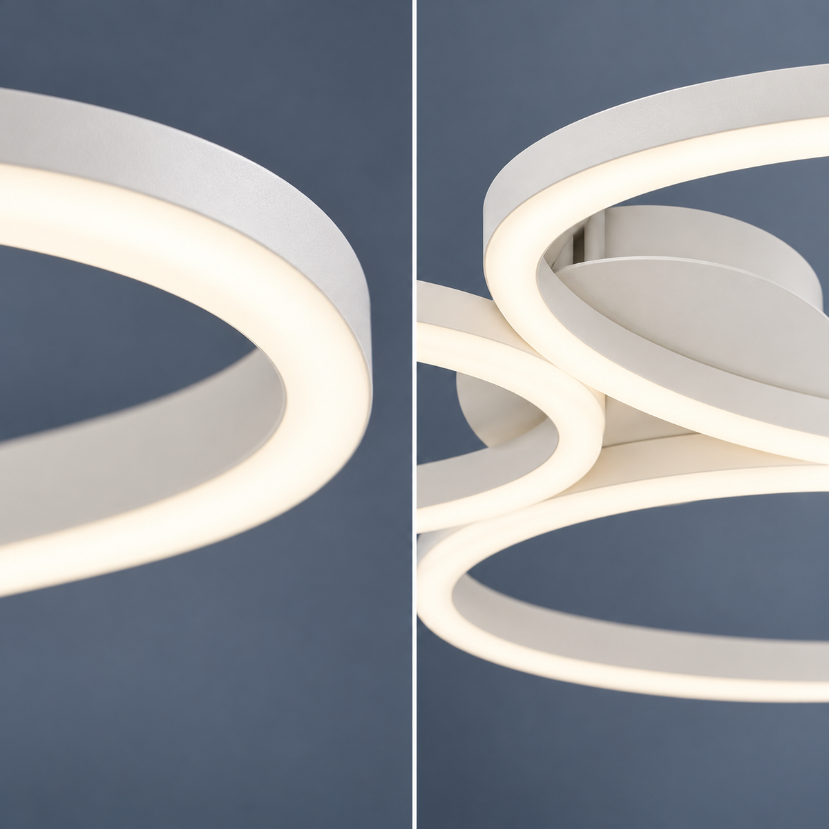 Lustra LED Aplicata DIVI White Echivalent 430W Telecomanda