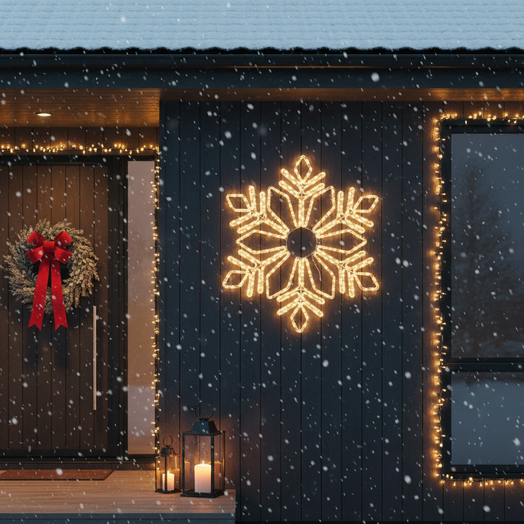 Fulg de Nea Decorativ LED Starfell 60x60cm IP44