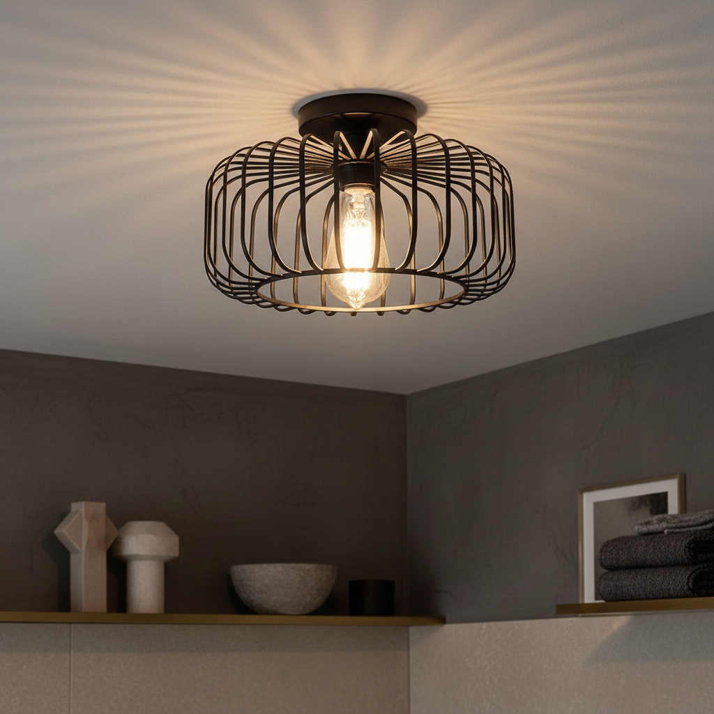 Lustra SEVI 1xE27 Black