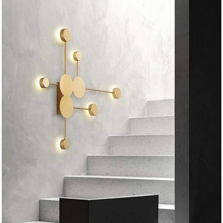 Aplica LED Modern Style-6 Gold Echivalent 200W AURIE / MINIMALIST DESIGN Ceiling Light Fixtures