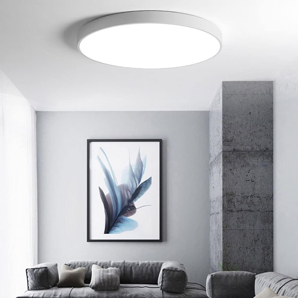 Plafoniera Led Rotunda 50Cm Ultra-Thin Echivalent 600W Ip44 Led Ceiling Light