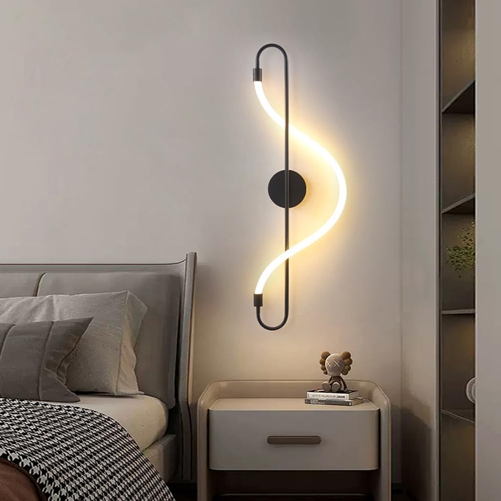 Aplica LED 16W Nordic Style Light Tube 9209 Black