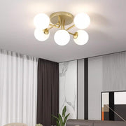 Lustra Abajur Mat GOLD 5xE14 Daya