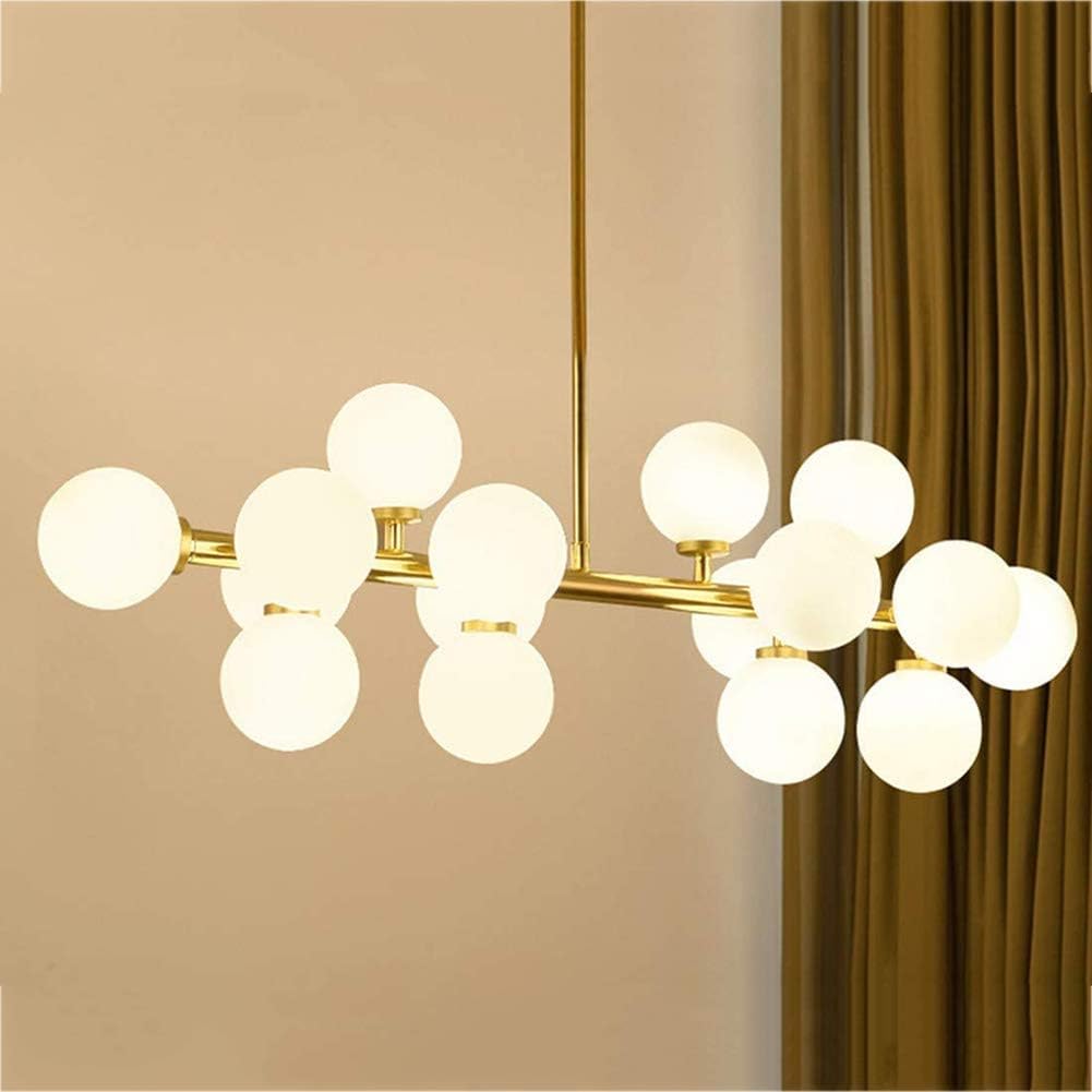 Lustra Abajur MAT GOLD Liniara 16xG9 90cm SKYLINE