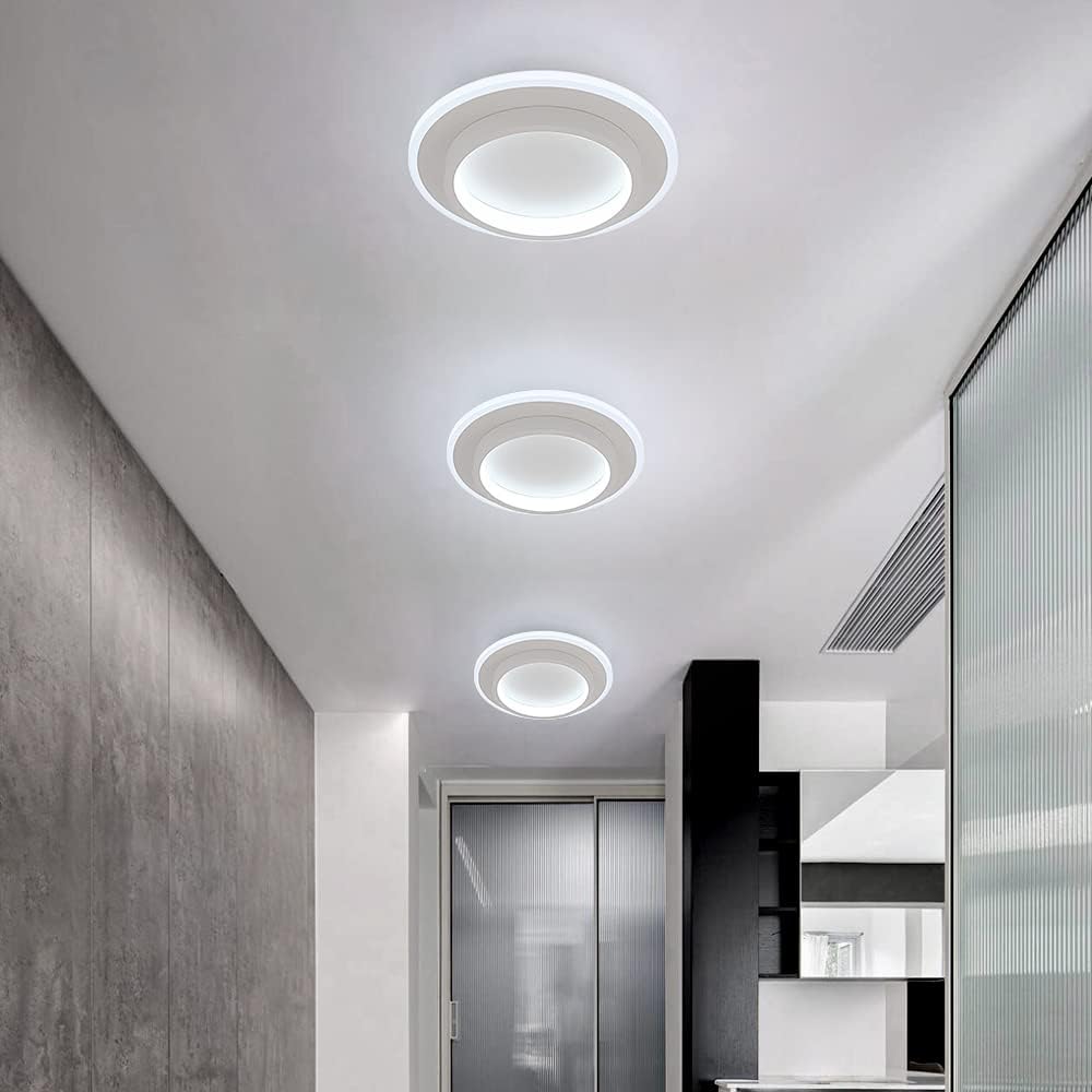 Lustra LED LOKI ROUND Alb Echivalent 200W