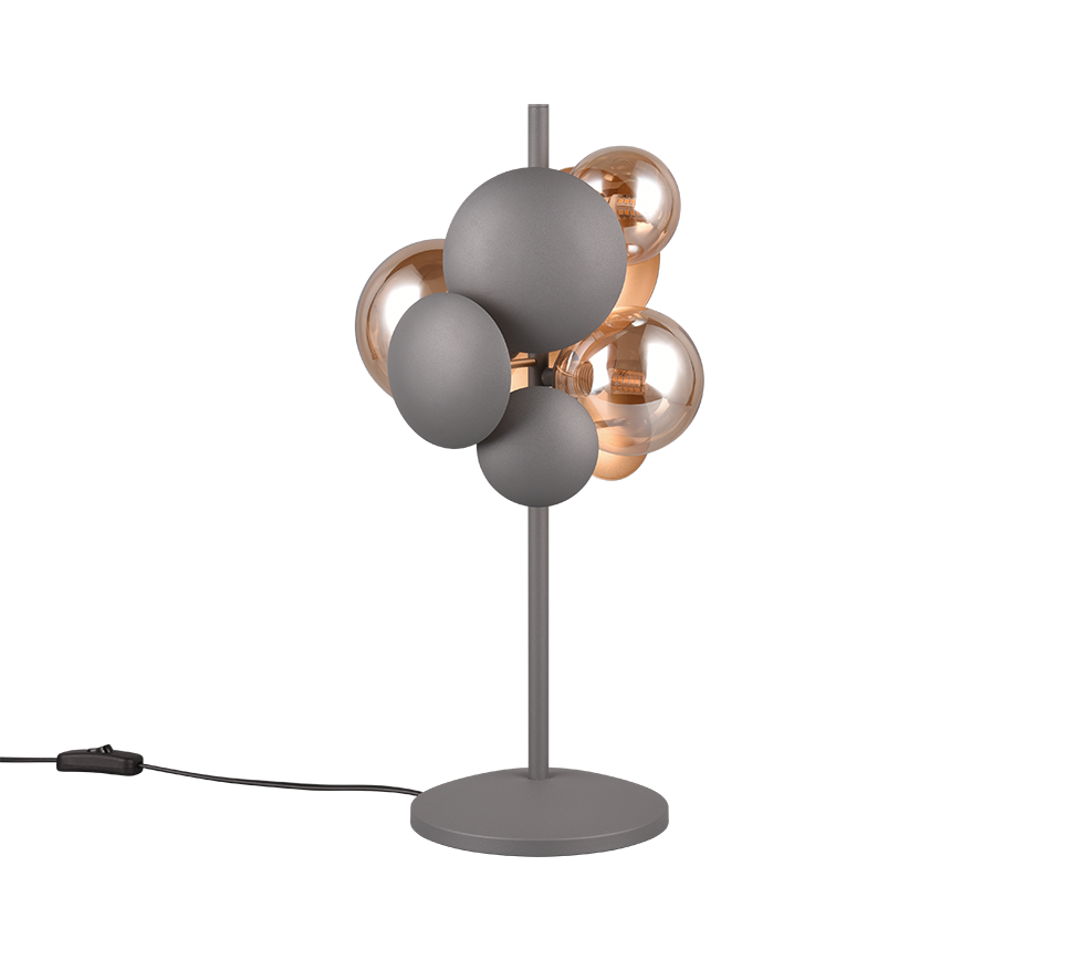 Veioza Premium Bubble Gold & Grey 3xG9 | 50CM