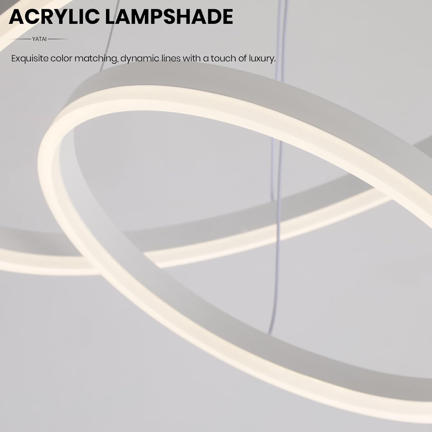 Lustra LED WONDERLAND Alba 2 Segmente Echivalent 400W