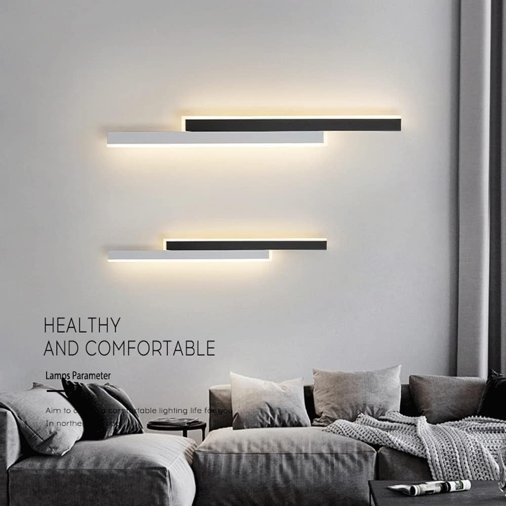 Aplica LED SCARLET 16W 60cm Negru+Alb