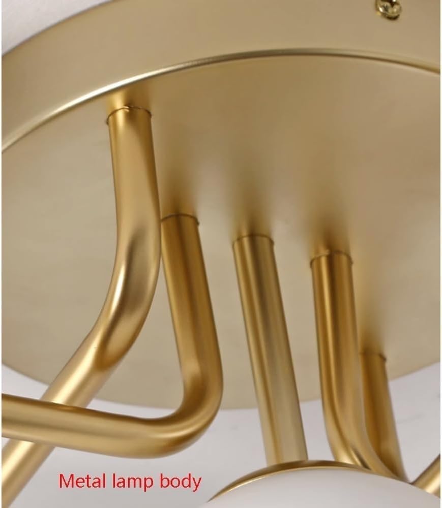 Lustra Abajur Mat GOLD 5xE14 Daya