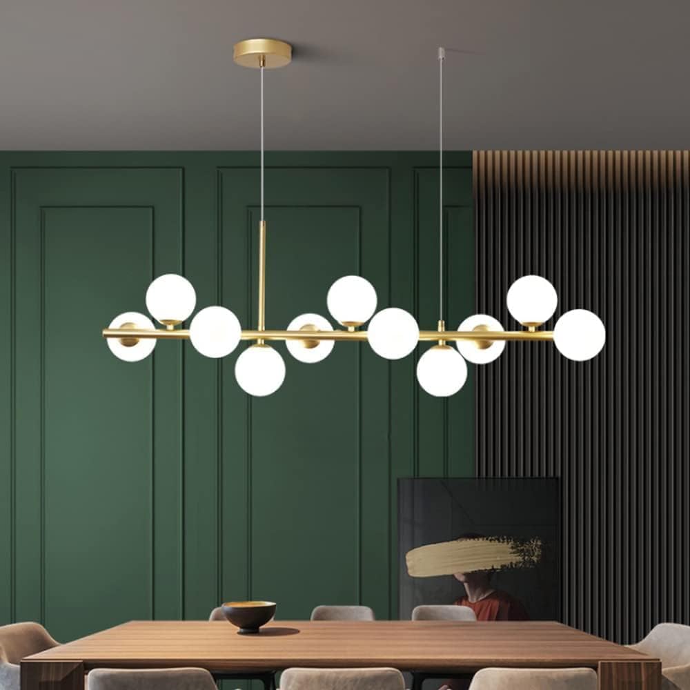 Lustra Abajur MAT GOLD Liniara 11xG9