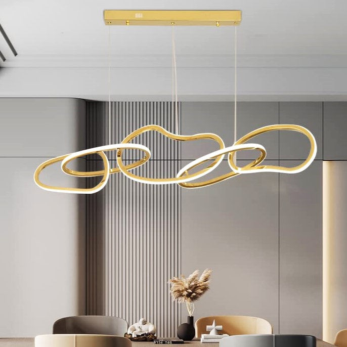 Lustra LED Sydney Olympic Gold Echivalent 500W Telecomanda