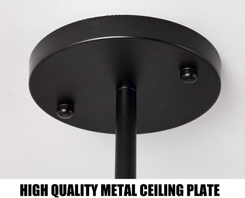 Lustra Abajur MAT BLACK 8XE27 4+4 BK