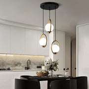 Lustra Abajur Mat Gold Full Moon 3xE27