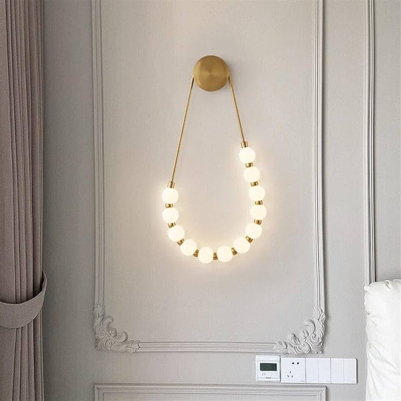 Aplica LED Gold Globe Necklace 3 lumini