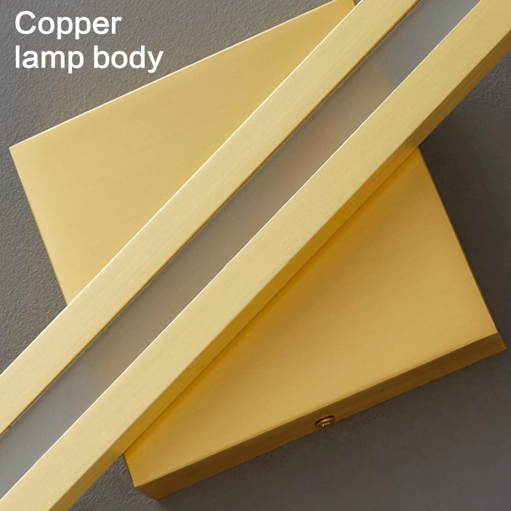 Aplica LED Hegy Gold cu 3 Tipuri de Lumina