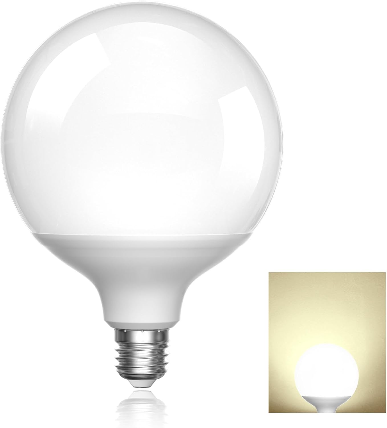 Bec LED E27 G120 18W, 1800lm, 6400K, Glob Mat Echivalent 200W