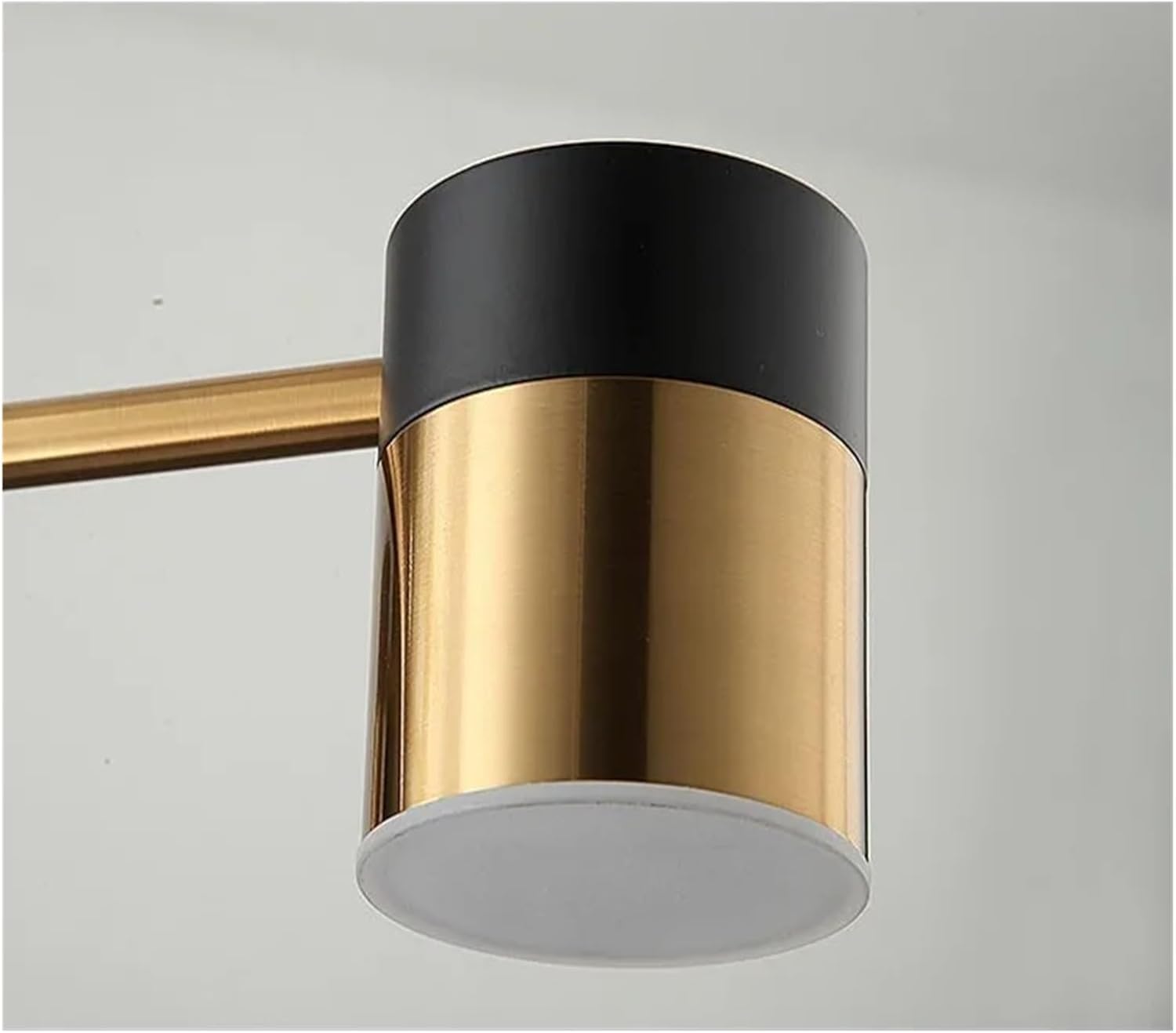 Lustra LED RAVENNA 2 + 2 Echivalent 300W Telecomanda NEGRU + AURIU / MINIMALIST DESIGN / 76CM Lighting Fixtures