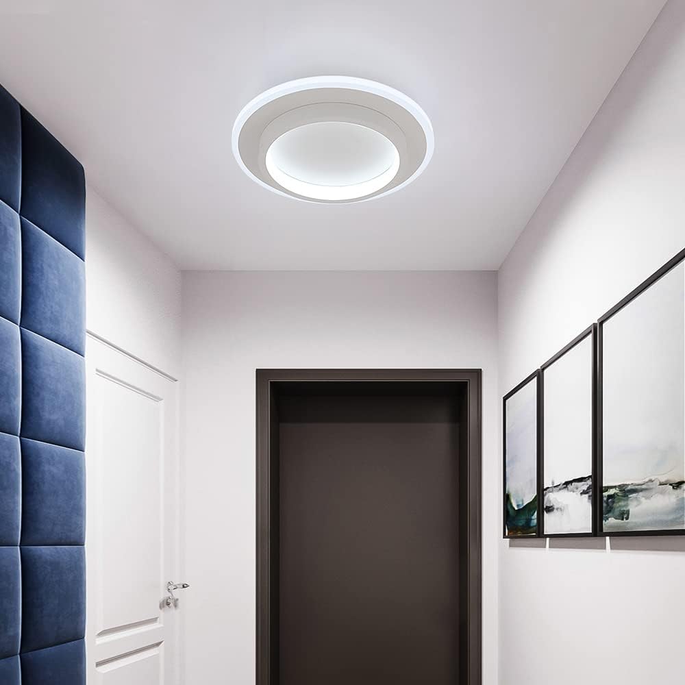 Lustra LED LOKI ROUND Alb Echivalent 200W