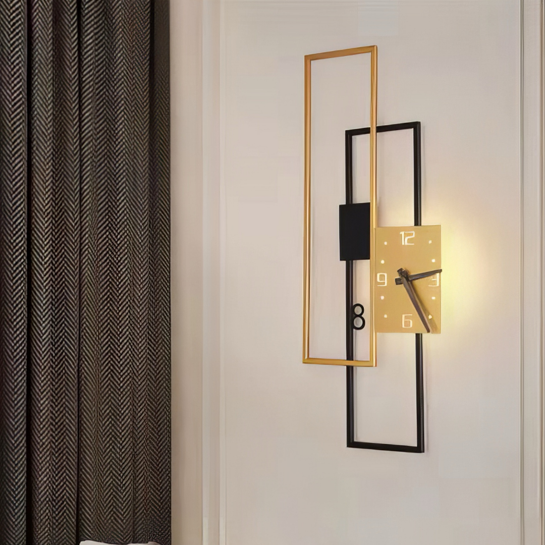 Aplica LED cu Ceas Quantum AL273-1