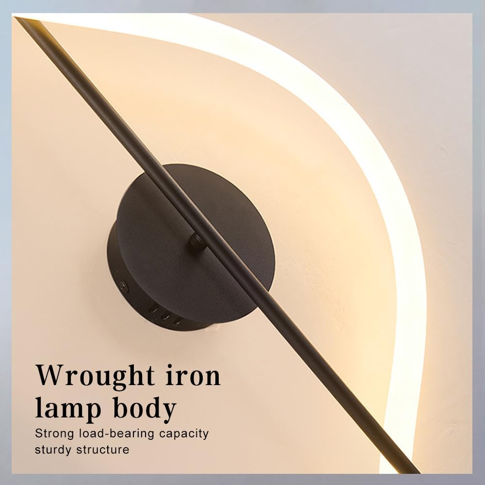 Aplica LED 16W Nordic Style Light Tube 9209 Black