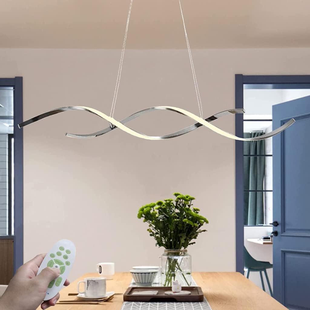 Lustra LED 120W Suspendata LINNEA Chrome Telecomanda