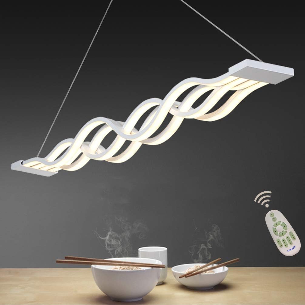 Lustra LED Waves Echivalent 800W Telecomanda