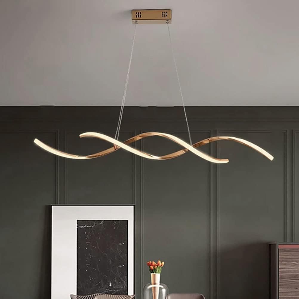 Lustra LED 120W Suspendata LINNEA GOLD Telecomanda